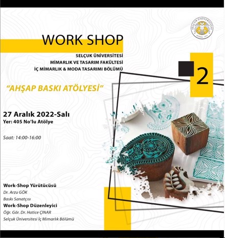 Ahşap Baskı Atölyesi